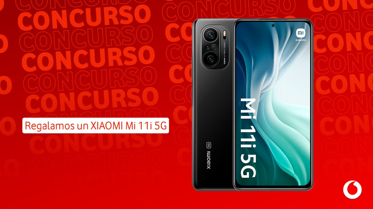 🤩🤩🤩🤩🤩🤩🤩🤩🤩🤩🤩

RETO: Si llegamos a los 5.000 RTs antes del viernes, regalamos el nuevo Mi 11i 5G entre todos los que sigan a <a href="/vodafone_es/">Vodafone España</a>, <a href="/XiaomiEspana/">Xiaomi España</a> y hayan compartido este tuit.

BBLL: go.vodafone.es/retomi11i 

🤩🤩🤩🤩🤩🤩🤩🤩🤩🤩🤩