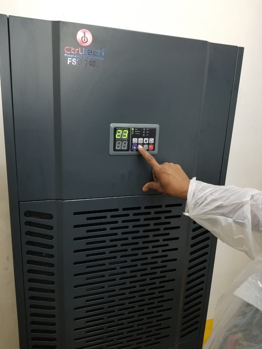 ctrltech4u's tweet photo. How to set the required humidity level in the FSD dehumidifier control panel. It is easy and user-friendly. FSD warehouse dehumidification system is easy to install and operate. #dehumidifier #warehouse #ctrltech4u https://t.co/jSeS6JzyU5