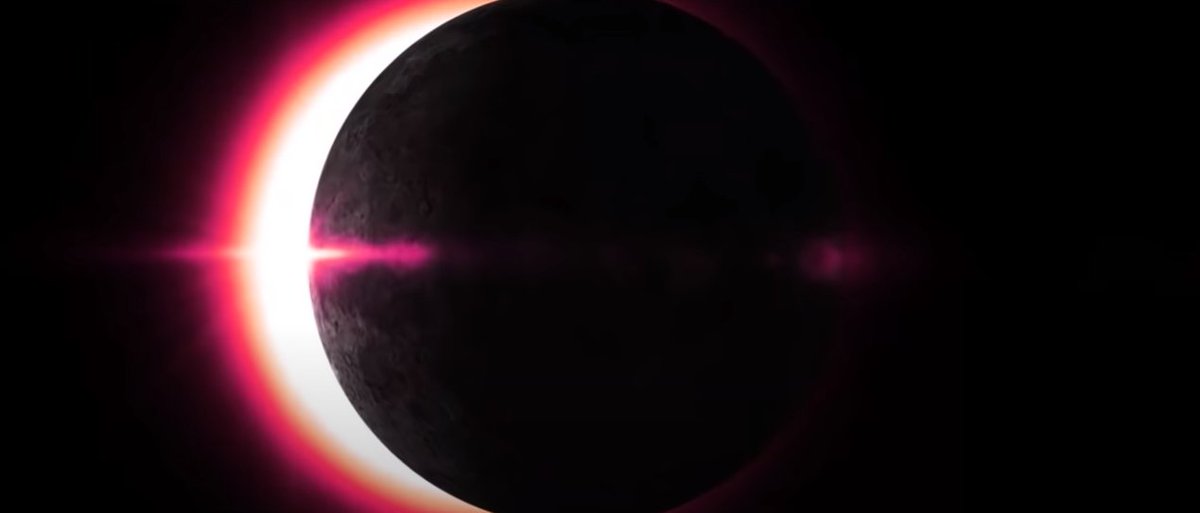 twilightcatcher's tweet photo. Earlier in the teaser we also see the Moon and Earth revolving around one another with the sun staying static in the background. However, we did get a part where the moon eclipses, which once again brought me back to Kimlip's Eclipse. https://t.co/nWf9uWWbDE
