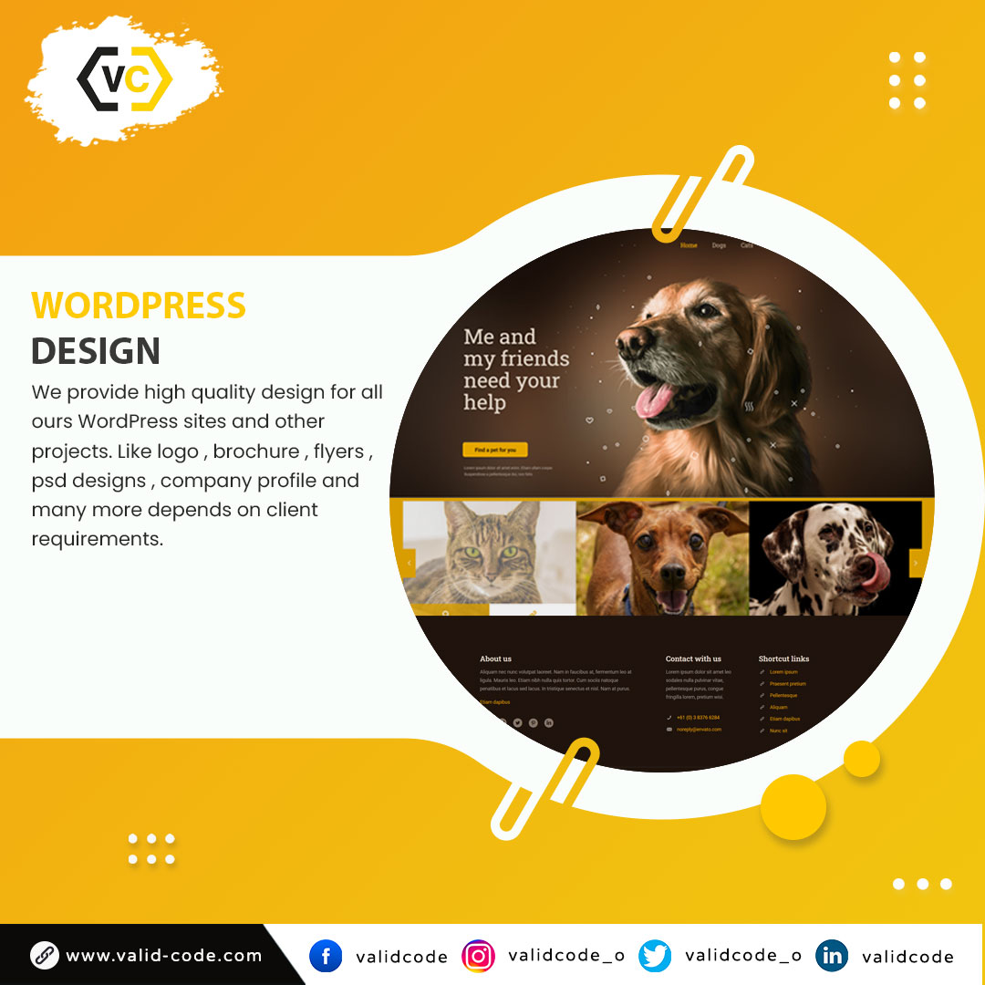 TeamcricO's tweet photo. WordPress Design

#validcode #webDevelopment #ValidCodeDevelopment
#WordPress #BlogWebsite #WordPressWebsite #Magento #PHP #androidapp #iosapp #seo #WordPressDesign

https://t.co/72FtjrOvkr https://t.co/DiGJpDKa5E