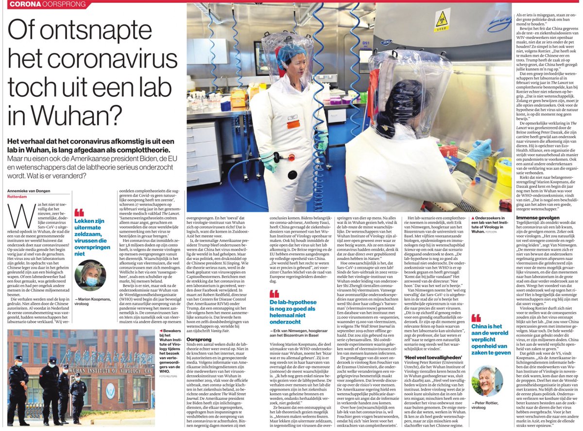 Miaschafthet's tweet photo. En zo zijn we erin gerommeld. #wuhanvirus #labvirus https://t.co/cqetxmLSiu
