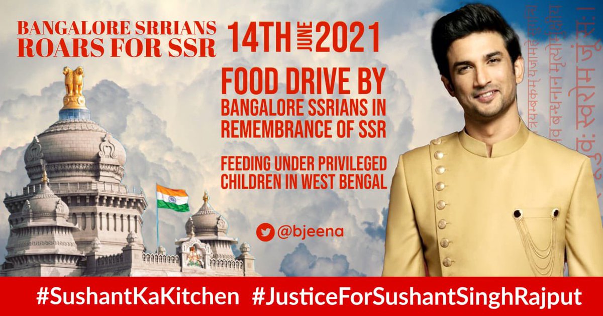 prantika_kar's tweet photo. Yesterday Bangalore Ssrians brought smile to these innocent faces as we arranged a food drive for our Sushant❤️@itsSSR  #SushantKaKitchen 
      @Anindya_2020  @indranisaha_12 Thank you all🙏
 
CBI Custody 4 Pithani https://t.co/RY5VsDypxZ