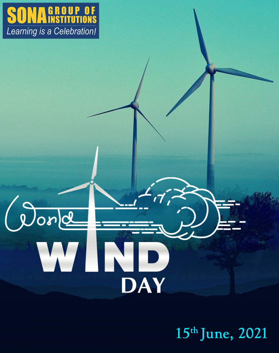 SonaResearch's tweet photo. Let us celebrate #windday by choosing to use more of its clean, cheap, carbon emission free #energy. #worldwindday #freeenergy #windenergy #wind #GlobalWindDay #energysystem #research https://t.co/AC4sGEa7k7