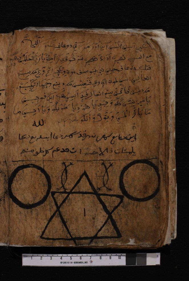 dreamsea_mss's tweet photo. A special manuscript with Javanese language in the collection of La Ode Zaenu in Baubau, Southeast Sulawesi, Indonesia. It contains prayers such as those to be said after the obligatory daily prayers, prayers to ask for safety and prayers to ask to be cured from diseases. https://t.co/LLyxNg7Nw8