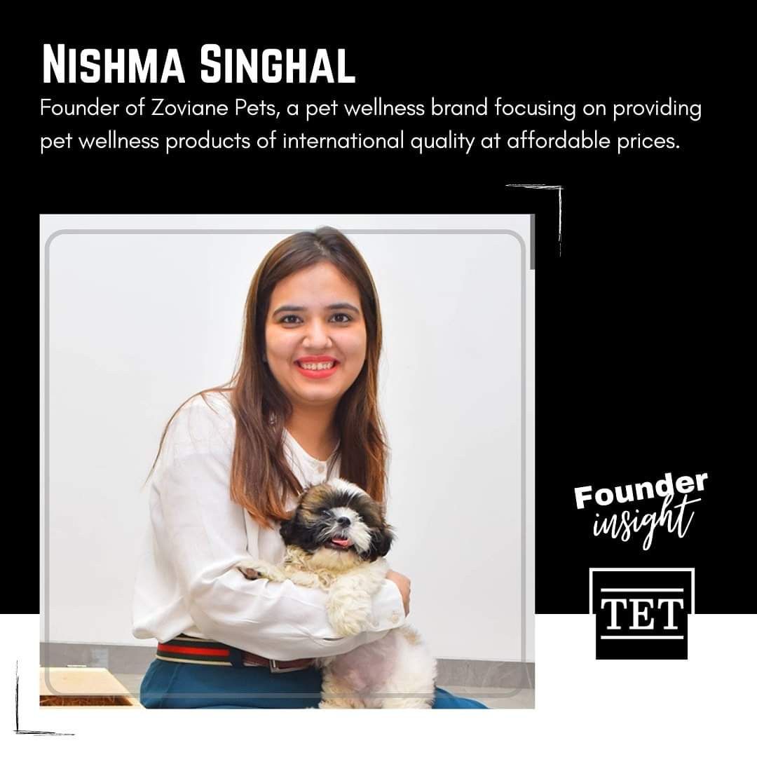 EntrepreneurTab's tweet photo. Nishana Singhal, the founder of Zoviane, decided to pursue her passion for cosmetics and start a unique brand of her own.
.
.
#entrepreneurs  #womenpreneur  #petwellness #petproducts #startupbusiness #startuplife #startups #startupindia https://t.co/woSJvk5Uy2