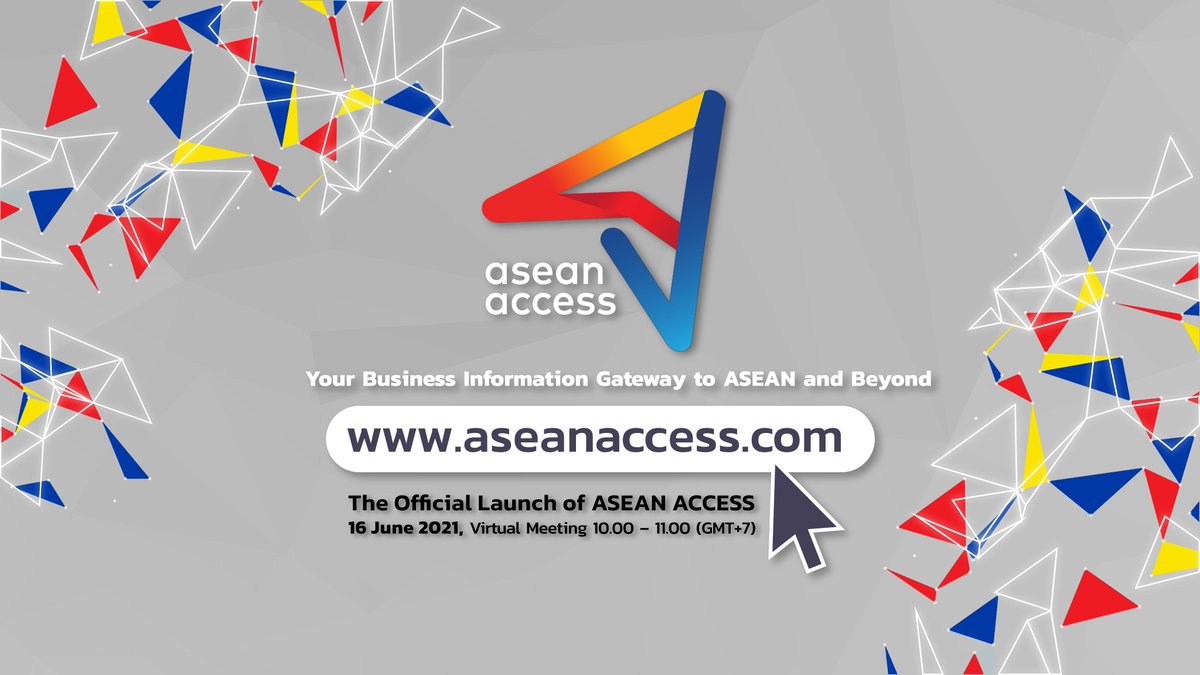 GIZ_Thailand's tweet photo. Don't miss our virtual launch of @ASEAN access website!
ποΈ16 June 2021
β°10 AM (BKK time)
π₯https://t.co/iQf1hbqsPI
This website will help you get updated info for ASEAN SMEs and increase competitiveness in the market #ASEAN_Access #ASEANSMEs #tradeinASEAN #OSMEP #ACCMSME #GIZ https://t.co/SnKjm1YpDp