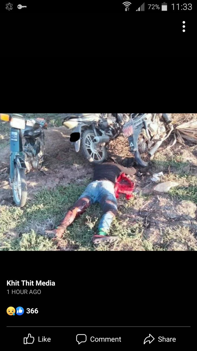 KoKoHtut3's tweet photo. On June14,about 200 members of the Terrorists military council's shot and tortured villagers so one person 
was killed and almost everyone in the village fled in Bot village,#DEPAYIN Tsp, Sagaing Division.
#WhatsHappeningInMyanmar 
#June15Coup https://t.co/gu7FIon2D6