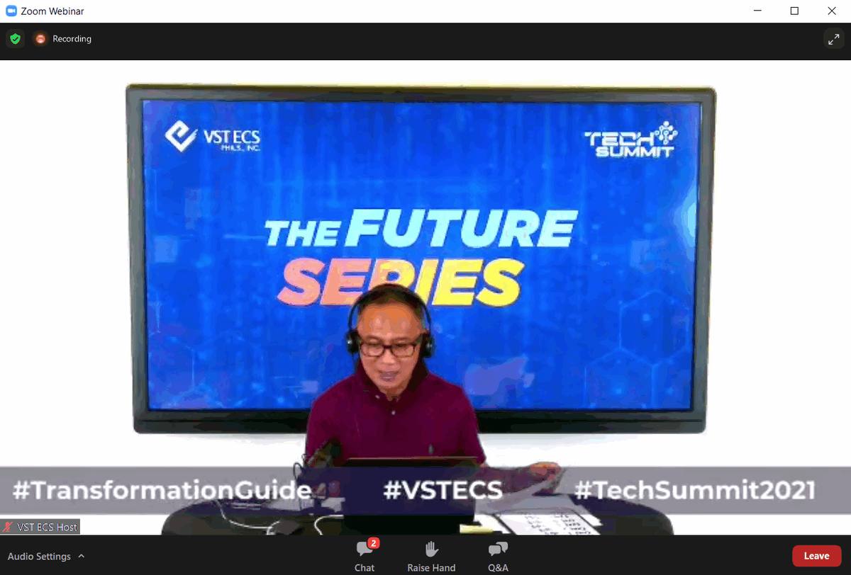 TechPinas's tweet image. I&apos;m now in #VSTECS #TechSummit2021 #TransformationGuide ~ Thank you so much and congratulations @vstecs