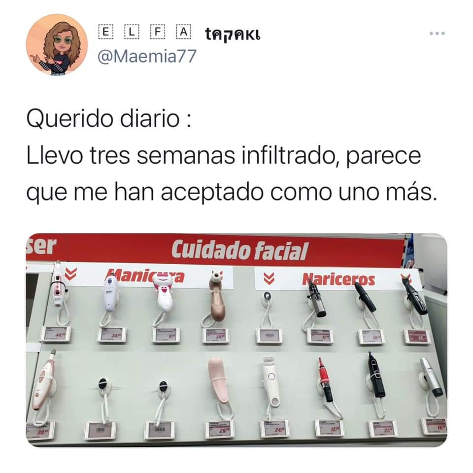 Las Mañanas KISS on X: .@Maemia77 🤣🤣 #LMK #Satisfyer #Intruso  #CuidadoFacial #CuidadoFeliz t.cogPX4dArmdA  X