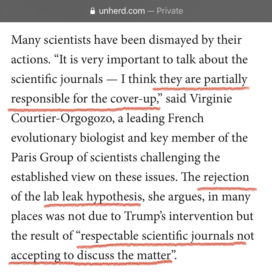The Media S Culpability In Suppressing The Lab Leak Hypothesis Is Obvious But A Larger Share Of The Blame Falls Upon Science Journal Reviewers Publishers The Scientific Establishment They Shut Down