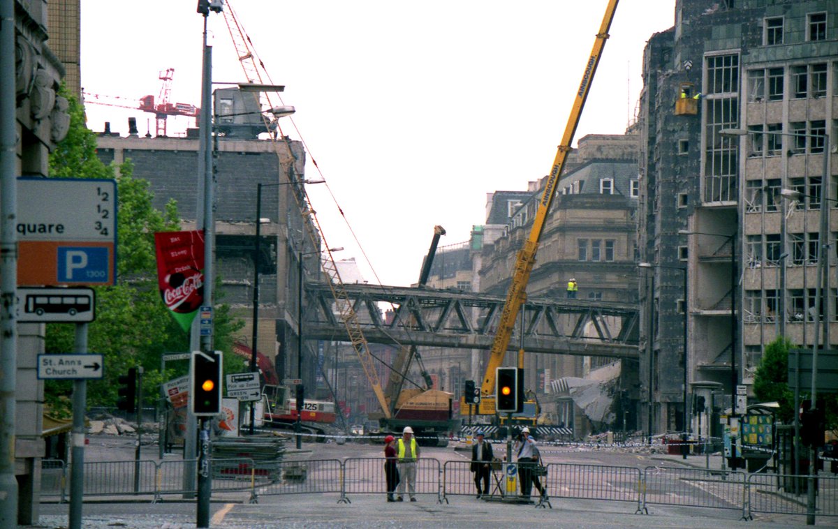 I cannot believe it is 25 years since the city centre changed for ever. It has been a privilege to have tracked Manchester’s incredible regeneration since this time through my website, book, and - most recently - this Twitter account. An amazing journey and an amazing city ❤️