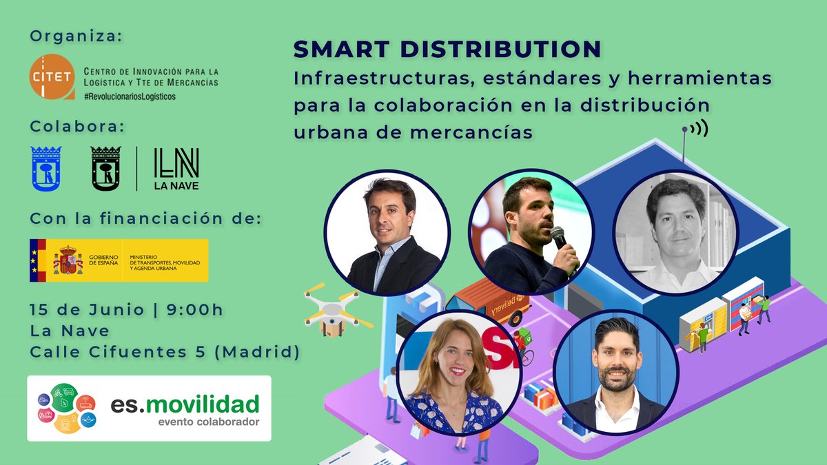 Mercasa_mercas's tweet image. 🆕Hoy debatimos sobre los retos de la #ÚltimaMilla en la jornada #SmartDistribution de @CITETlogistica 

Nuestro director adjunto del Área Técnica, José Remón Espada, hablará sobre la #DUM y logística sostenible de alimentos frescos 🚚🍉🍓🐟🥩 en las ciudades #Mercas