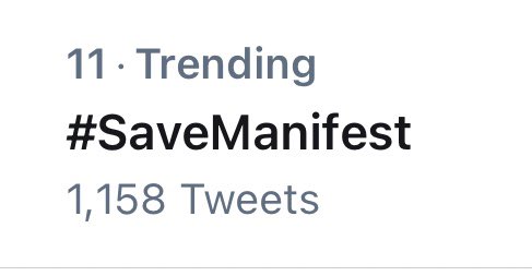 Check it out <a href="/netflix/">Netflix</a>, #SaveManifest is already trending!