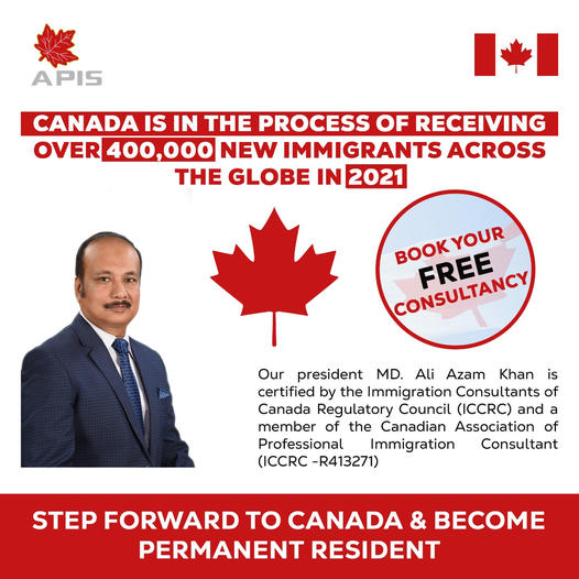 Apis_bd's tweet image. Step Forward to Canada &amp;amp; Become Permanent Resident.
APIS mostly focuses on Express Entry, PNP and many other programs.
For more info: apisbd.com
Phone:+88 01678005571,+88 01732282223, 01712269142,01711662305, 01677287157, 01781902279.