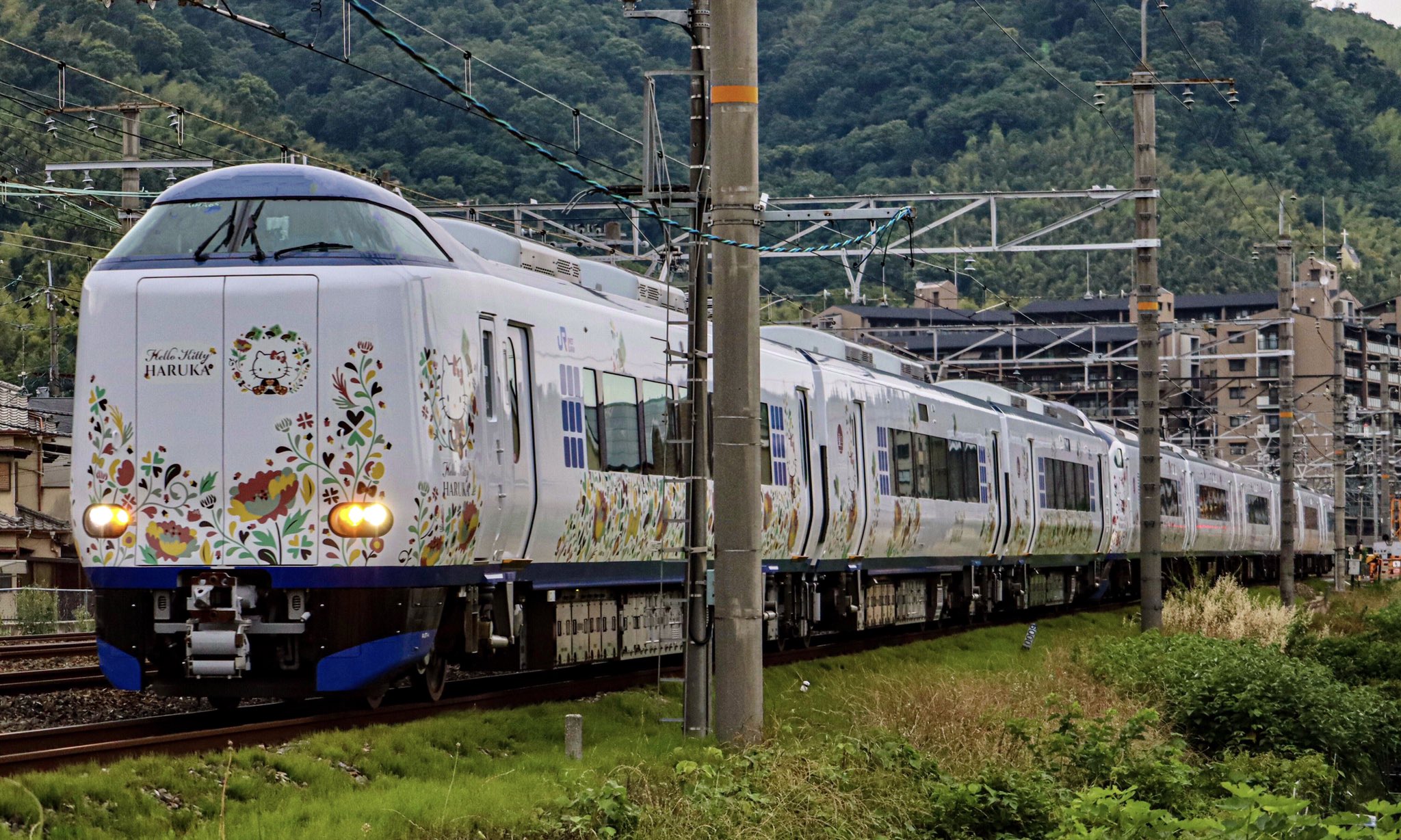 Patisserie Kiyo 522 関空特急はるか 271系 281系 特急電車 はるか ハローキティラッピング T Co Soeo6uae9d Twitter