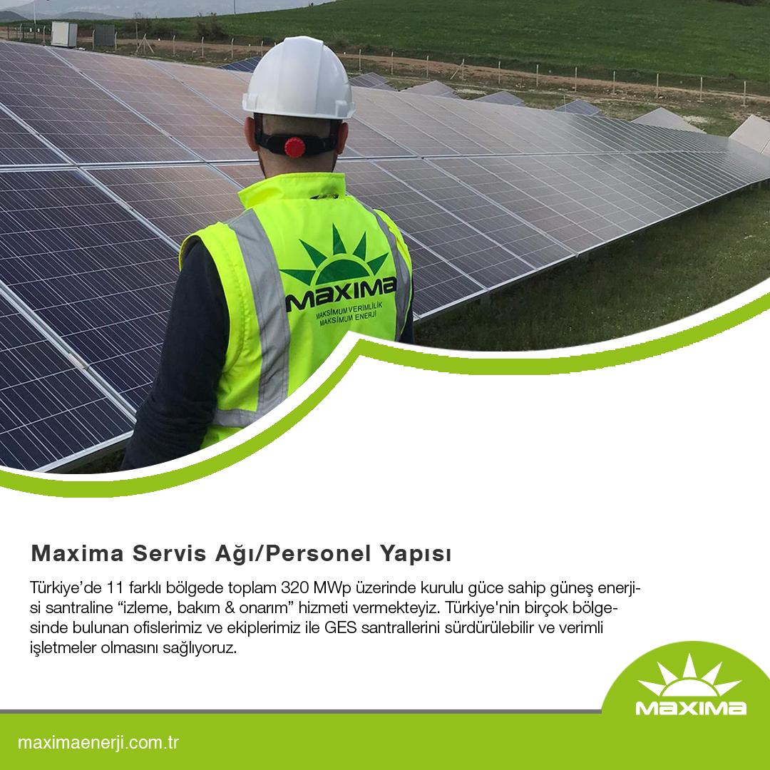 Türkiye'nin birçok bölgesinde bulunan ofislerimiz ve ekiplerimiz ile GES santrallerini sürdürülebilir ve verimli işletmeler olmasını sağlıyoruz.
maximaenerji.com
#ges #solarbakım #yenilenebilirenerji #solar