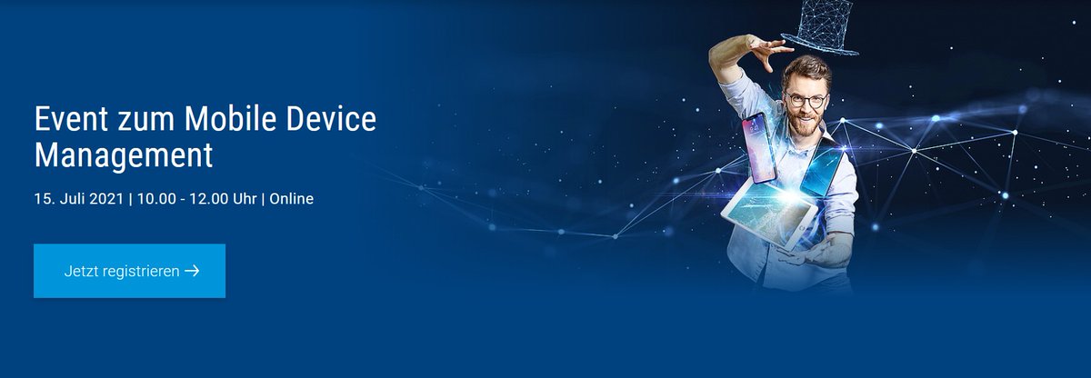 Zauberei, oder doch ein raffiniertes Mobile Device Management? #UEM #MDM <a href="/baramundiWORLD/">baramundi software</a>
 baramundi.com/de-de/events/m…