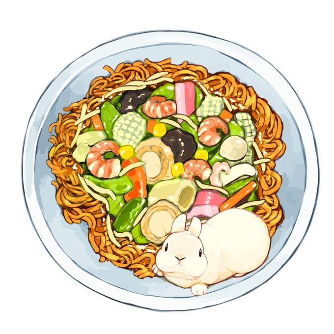 「麺 白背景」のTwitter画像/イラスト(新着)｜21ページ目