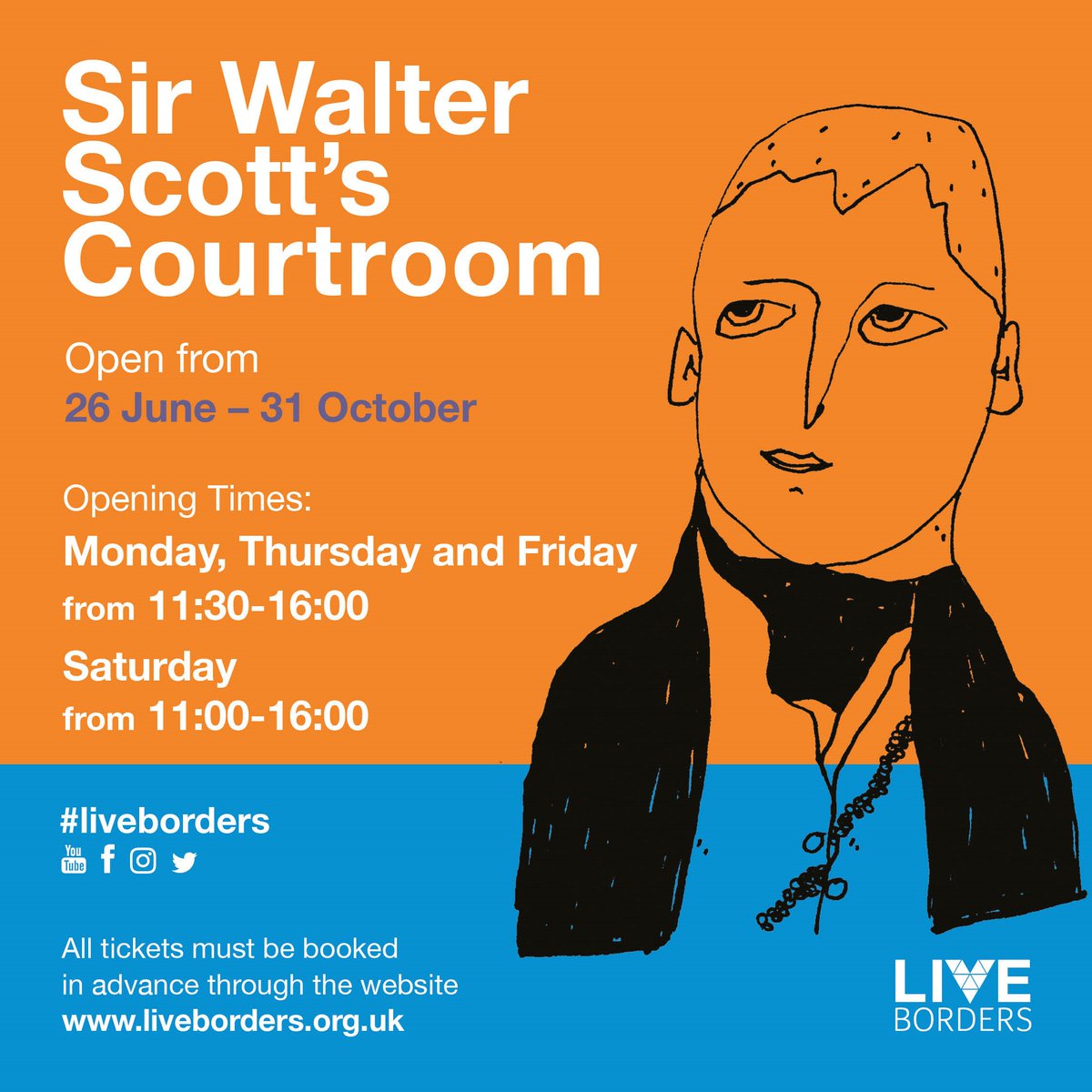 Sir Walter Scott's Courtroom is open from Saturday 26 June!

To book tickets just follow this link👇
👉bit.ly/2ZdK1oU

#museumsarego #ScotlandStartsHere #EdinCulture #MuseumsGalScot
#NtlMuseumsScot