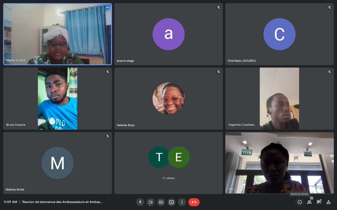 1️⃣ère reunion des ambassadeurs de <a href="/nosvoixcomptent/">Nos Voix Comptent</a> 
Nous avons amplifié nos voix et avons prévus de les amplifiées davantage pour que la 🔊 de toutes les ♂️ d'Afrique Francophone soit portées au <a href="/GenEgaliteFR/">Forum Génération Égalité</a> .

#Lamarchecontinue .
Ambassadrice fière du 🇧🇯
#GenerationEquality