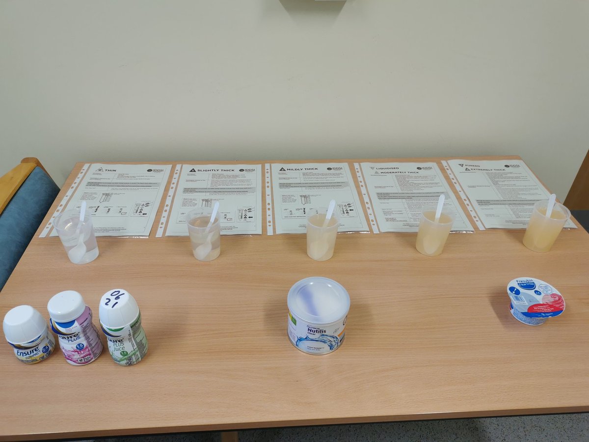slt_luhft's tweet image. Today across our Acute and Stroke Teams. We have been delivering Thickener Training and supplement tasting with our Dietitian, Physiotherapy and Occupational Therapy colleagues @NHWeek @LUHFTdietitians #butfirstadrink