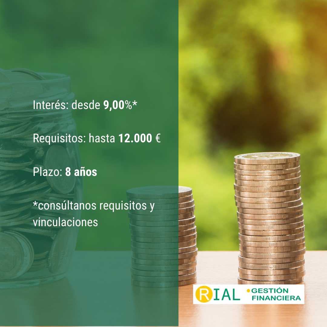 Préstamos personal sin cambiar de banco ✅💰

Consúlta sin compromiso los requisitos y vinculaciones. Estaremos a su disposición.

Muchas gracias😊