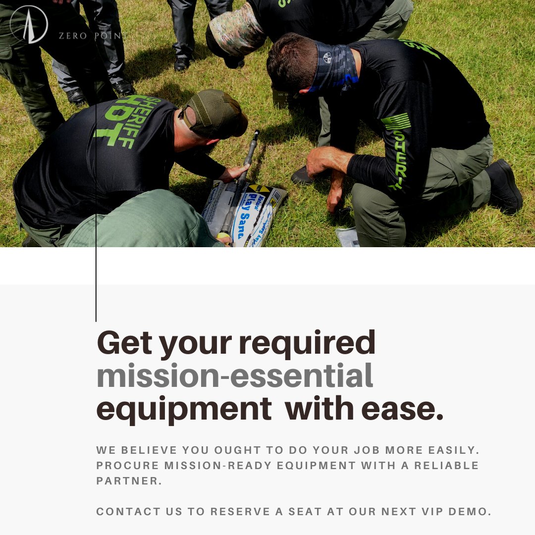 Get your required mission-essential equipment with ease. Procure mission-ready gear solutions with Zero Point. Reserve a seat at our next VIP Demo. Visit our link in bio. #ZeroPoint #MilitaryGear #SpecOpsGear