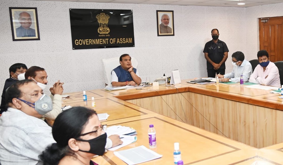 himantabiswa's tweet photo. With Min @ATULBORA2, reviewed operations and schemes under Animal Husbandry and Veterinary Department.

Asked the department to propose three new schemes by July 7 to augment milk production and make Assam self-reliant in pork and poultry production to stop imports. 1/2 https://t.co/6T18RDKnbI