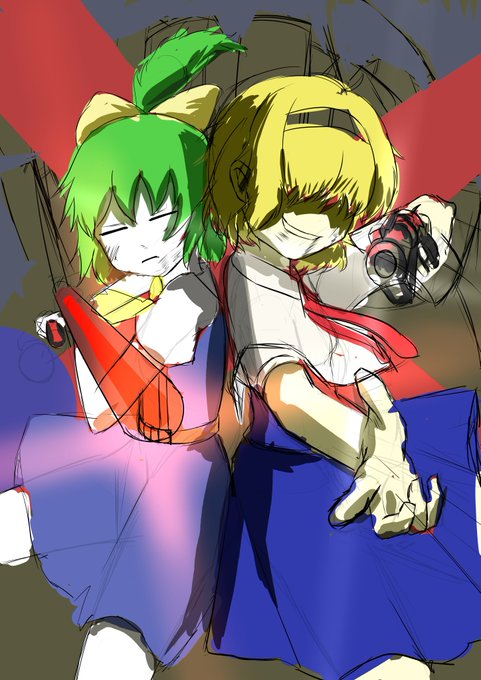 途中のカラーラフ
線画色塗りまで終わってるのであとは影とか書き込んで今日明日にはのせます 