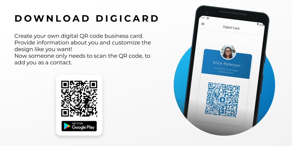 cardz_app's tweet photo. DigiCard is now live on the PlayStore! Replace your paper business cards with a digital one always at hand.
Go check it out for free!
https://t.co/j5yH0VZpX8
.
.
.
.
#app #appdesign #appdeveloper #appdevelopment #dev #developer #playstore #businesscard #digicard #develentum https://t.co/gQe4Vmsqxt