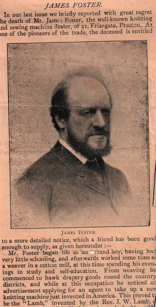 FosterTachos's tweet photo. 160 years ago today, my Great Great Grandfather, James Foster, began his business in #Preston 

Hard to believe that a drapery shop, could link to UK leaders in #TransportCompliance.

I hope he'd be proud &amp; 6th generation has now joined!
@flarchives #prestondigitalarchive https://t.co/csUf7G10vl