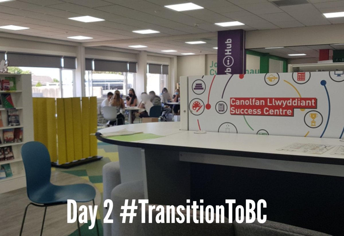 BridgendALN's tweet photo. Day 2 of our #TransitionToBC event - campus scavenger hunt done! Now time to have a catch up in the @SuccessCentres before lunch. https://t.co/YFGboq1BGC