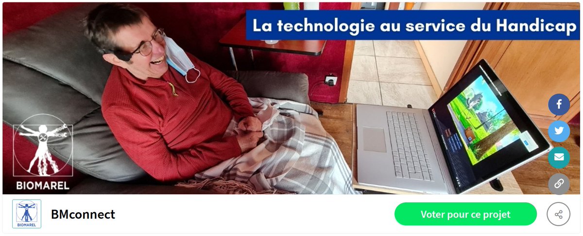 Nous avons déposé notre projet #BMconnect sur #Boost, la plateforme participative d’initiatives solidaires d'<a href="/hmutuelle/">Harmonie Mutuelle</a>. Découvrez notre projet et votez pour nous aider :) #engagés → prix.harmonie-boost.fr/home/3954/prod…