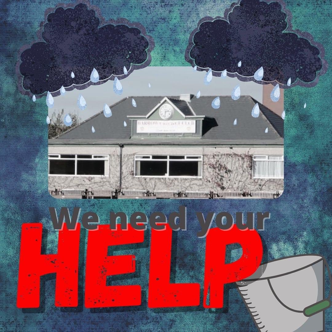 CROWDFUNDING NOW LIVE 

What ever you can donate big or small we will be extremely grateful. Let’s save our #localcricketclub so future generations can continue to enjoy it 

(2/2)

#barrowcricketclub #barrowcc #crowdfunding #leakyroof #saveourclub #localcricket