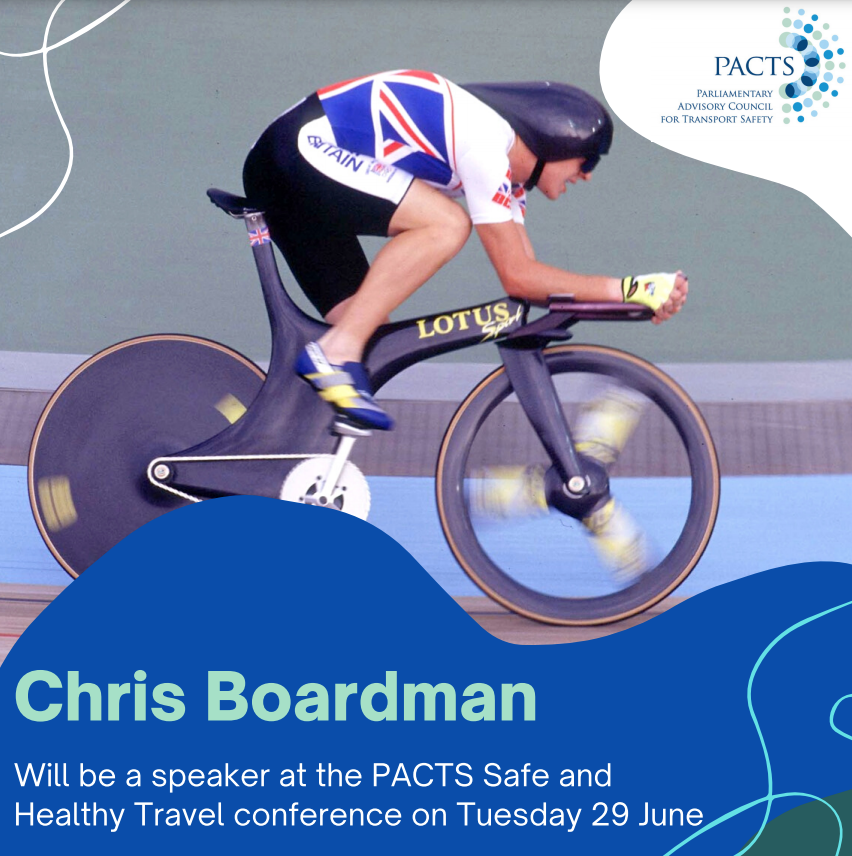 We are delighted to confirm top-notch speakers to our Safe and Healthy Travel conference on June 29: Olympic gold medallist <a href="/Chris_Boardman/">Chris Boardman CBE</a>, now Traffic Commissioner for <a href="/OfficialTfGM/">Bee Network</a>, will present on promoting active travel. 

Register here: pacts.org.uk/events/pacts-c…