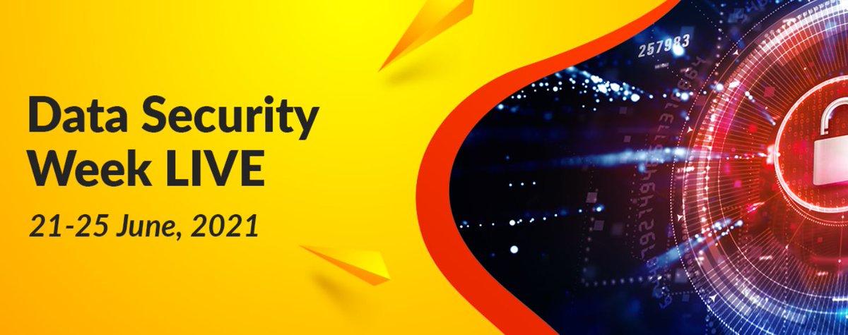 Free Online Data Protection Event  I  June 21-25, 2021  I  5 days of free interactive sessions. Register now: info.helpsystems.com/data-security-… #itsecurity #cybersecurity #ciso #dataprotection