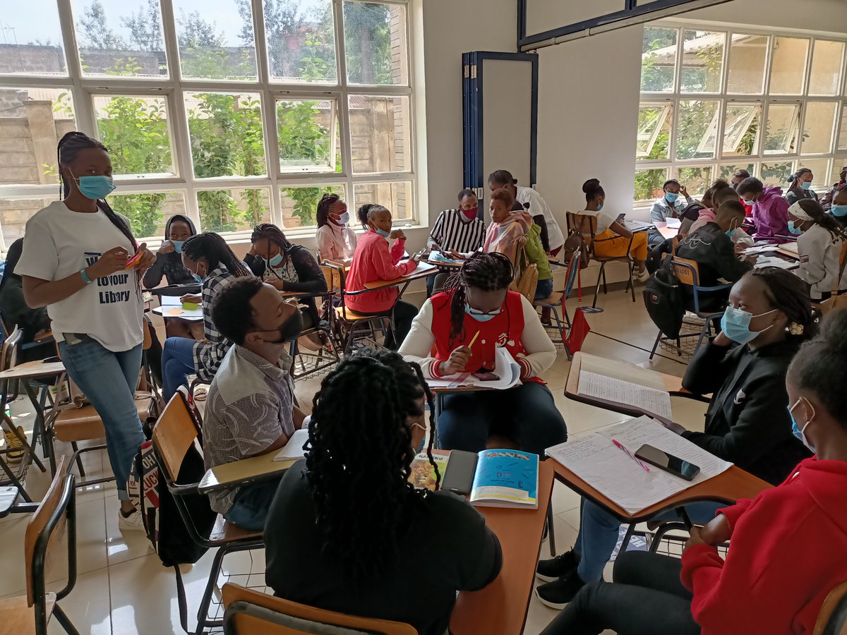 ZetechUni's tweet photo. Starting off the Library week in style in our campuses to promote the use of e-resources and reading culture in a three Days event within the University.
#WelcomeToYourLibrary
#ZetechLibrary
#InventYourFuture https://t.co/Q7t9WCPZY7