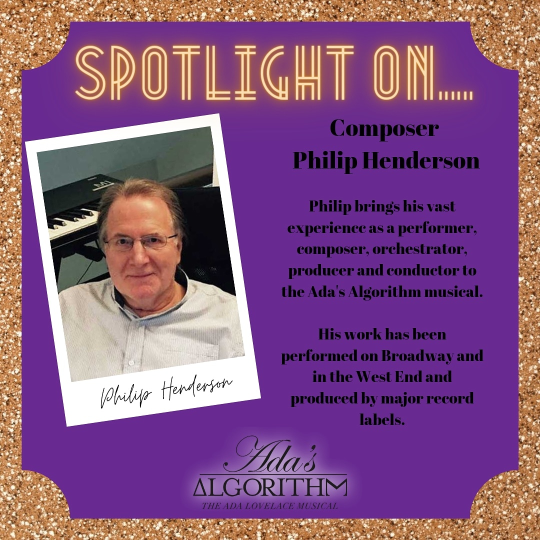 AdasAlgorithm's tweet image. Philip Henderson's next up in our creative team lineup.

His broad #musical background includes composition from radio jingles to a Genesis rock album, and choral works for schools in China to a West End run of The Far Pavilions on the #Westend.

 #musicaltheatre  #composer