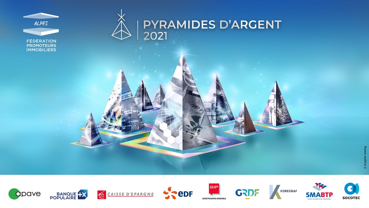 FPIAlpes's tweet photo. 🗓️J-1 ! C’est mercredi 16.06.2021 que se réunira le #jury chargé de désigner les lauréats du Concours des Pyramides d’Argent 2021 de la #FPI #Alpes : le #concours le plus exigeant de la profession des #promoteurs #immobiliers 👉https://t.co/jNWZnkyE3I
@fpi_fr  
#PyramidesFPI2021 https://t.co/g66Kp80B3C