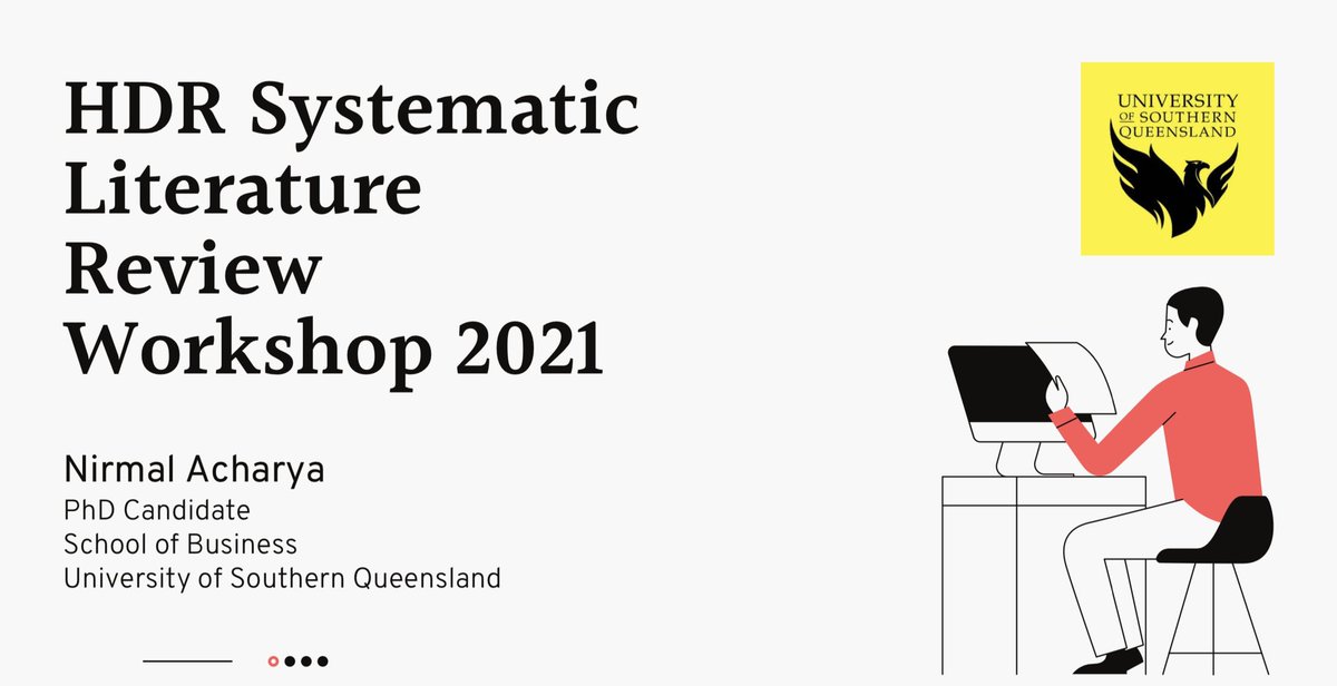dr_nilu007's tweet photo. My pleasure to present at Systematic Literature Review workshop @usqedu https://t.co/pdBqRNRL6t