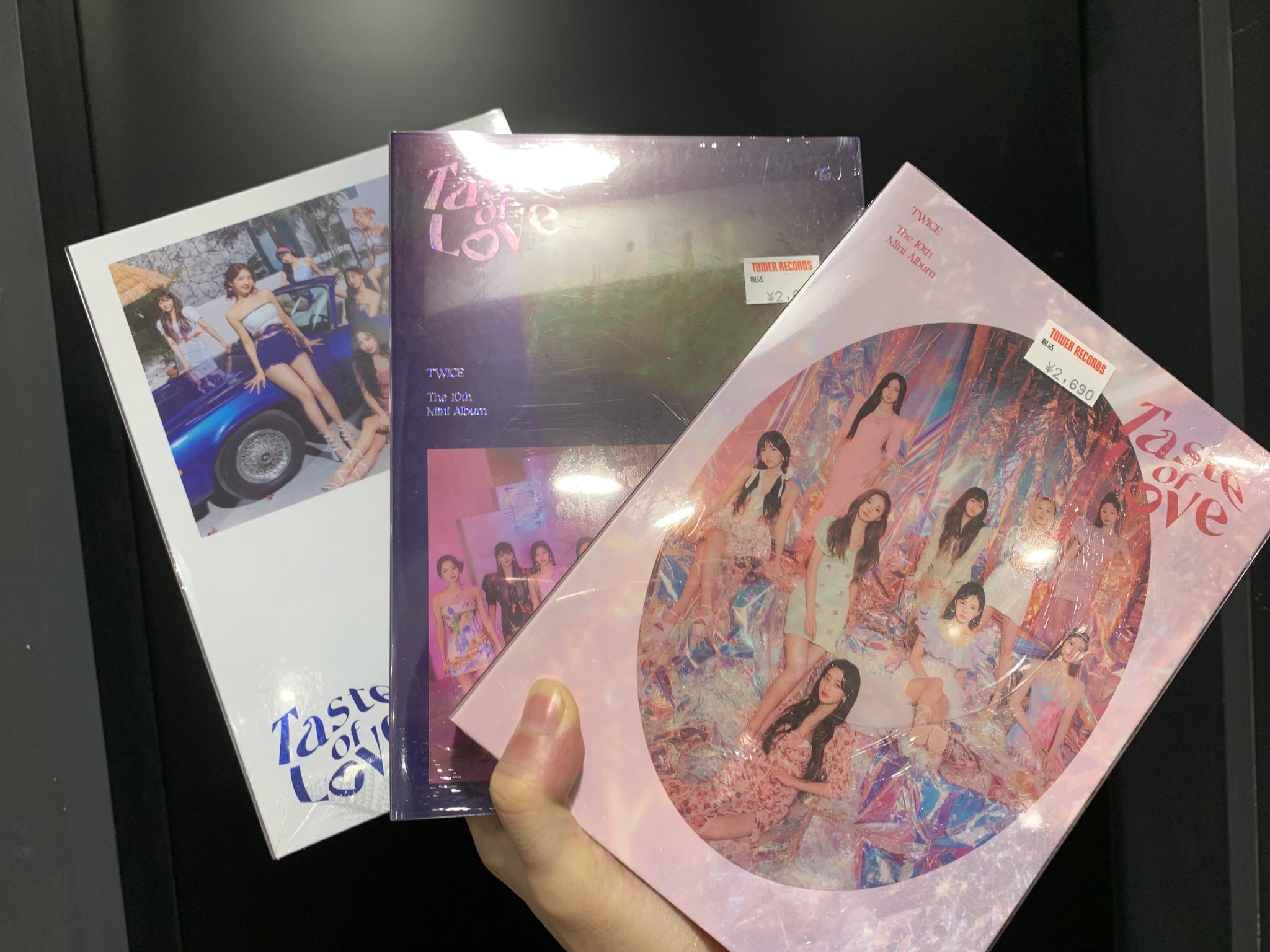TWICE tasteofLove～RadytoBe 特典無し TWICE Taste of Love 初回購入特典・トレカ/ラントレ4枚セット