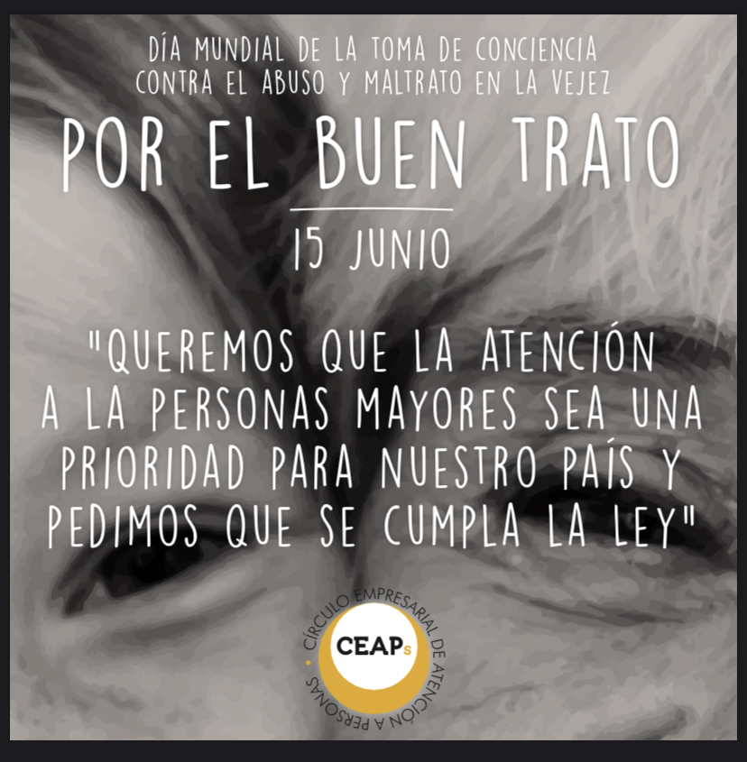 Ceaps #porelbuentrato #15dejunio #diamaltratomayores <a href="/NoticiasONU/">Noticias ONU</a> <a href="/ONU_es/">Naciones Unidas</a> <a href="/Imserso/">Imserso</a> <a href="/ionebela/">ioneferreira</a> <a href="/MSocialGob/">Ministerio de Derechos Sociales, Consumo y A2030</a>