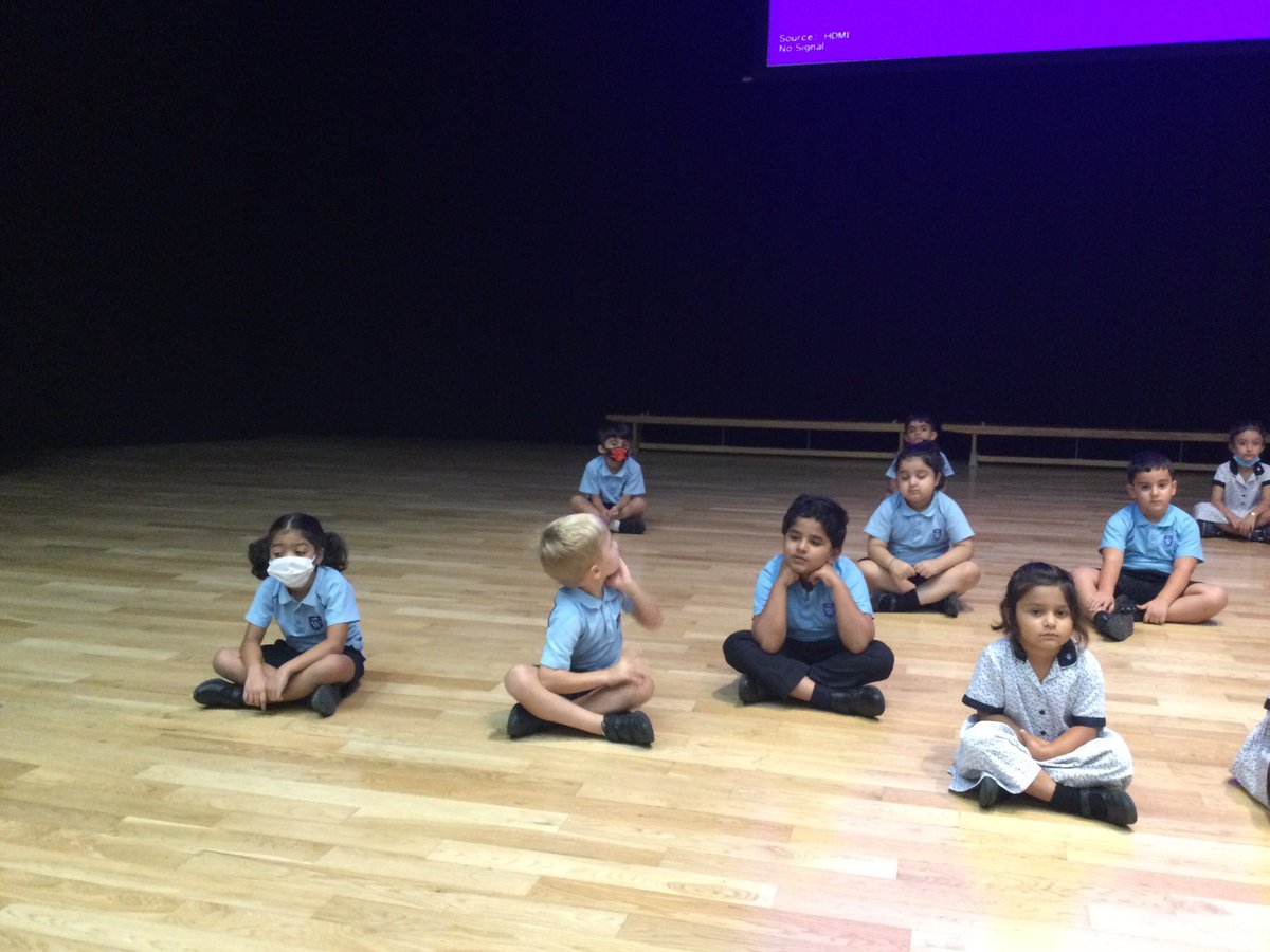 WPS_FS2's tweet photo. Practicing today with the stars of tomorrow. A quick lesson learning Stage Directions then a graduation song and dance rehearsal. It is going to make you cry happy tears. #WPSFS2ExpressiveArts #WPSFS2C https://t.co/ZE220wnHep