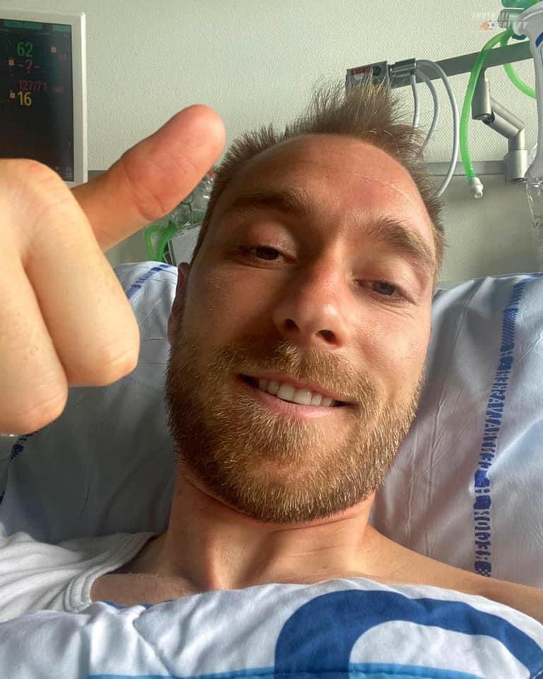 A fantastic image and update from the man himself. 

“Hello everyone, Big thanks for your sweet and amazing greetings and messages from all around the world, It means a lot to me and my family." 

Christian Eriksen

Happy Tuesday 🙌🏻🙌🏽🙌🏿

📸 Insta chriseriksen8