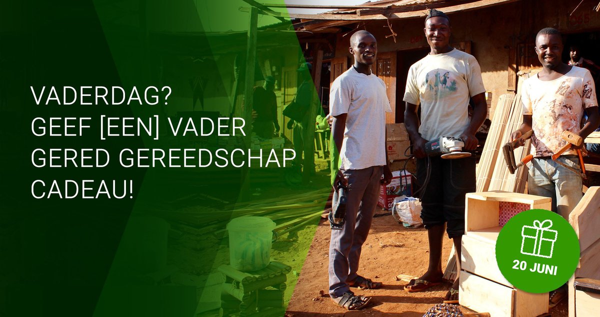 Tweeps denk er aan: 20 juni Vaderdag!

geredgereedschap.nl/vaderdag