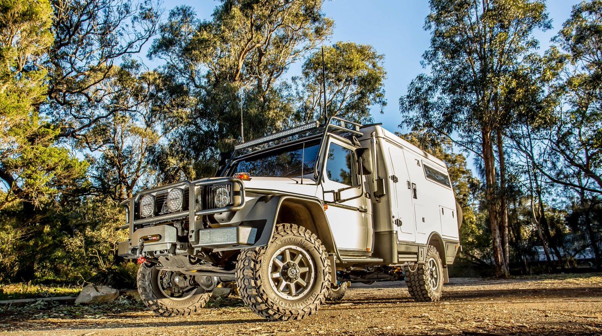 EarthcruiserAus's tweet photo. The Earthcrusier Escape is based on a Mercedes G-PRO, it's a compact 2.8m camper with a 4.5 tonne GVM.⠀
⠀⠀
#earthcruiser #earthcruiserescape #remotetravel #expeditionvehicles #overland #4wd #4x4 #mercredesgpro #mercedesgprofessional #gprofessional #4wdaustralia https://t.co/9OACHasHrE