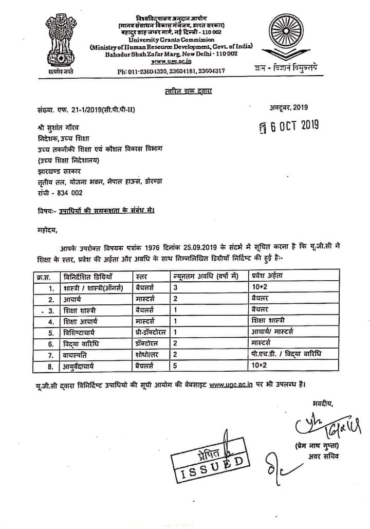 +
तमाम संस्थाओं के स्पष्टीकरण के बावजूद इनको कोई फर्क नहीं पड़ता। ये नया विवाद खड़ा ही क्यों हो रहा है। इसका समाधान होना चाहिये।

कृपया त्वरित कार्यवाही करें। जिससे इन छात्रों के सेना में सेवा एवं रोजगार के अवसर न छीने जाएं।
<a href="/DrRPNishank/">Dr. Ramesh Pokhriyal Nishank</a>

#शास्त्री_आचार्य_डिग्री_पर_न्याय_हो