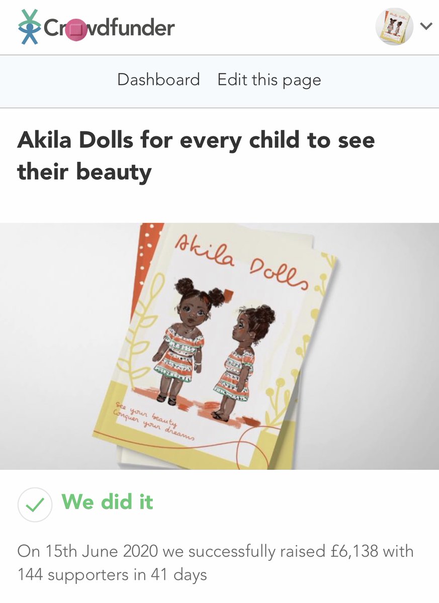 It’s been a year since we raised £6,138 for the business. With the support of 144 supporters and 157 pledges. 

#crowdfunding #SupportSmallBusinesses #BusinessOwners