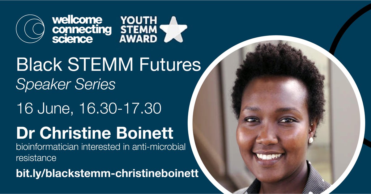 ConnectingSci's tweet image. This week&apos;s #SpeakerSeries features Dr Christine Boinett, discussing her role and how she chose her career path. 

Suitable for all students, teachers and those working with young people. Join live - Wed June 16, 16.30-17.30 eventbrite.co.uk/e/155977869005

#BlackSTEMMFutures