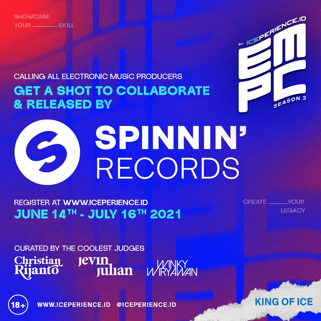 WarnerMusicID's tweet photo. INDONESIA!
Show us what youโve got!
Together with EMPC by https://t.co/4pxvTa8VJw , we believe Indonesian young electronic music producers have what it takes to shine at world level.
For further info: https://t.co/457txUN4XI
#iceperience
#empc2021
#localicemovement https://t.co/ehy7dSekGv